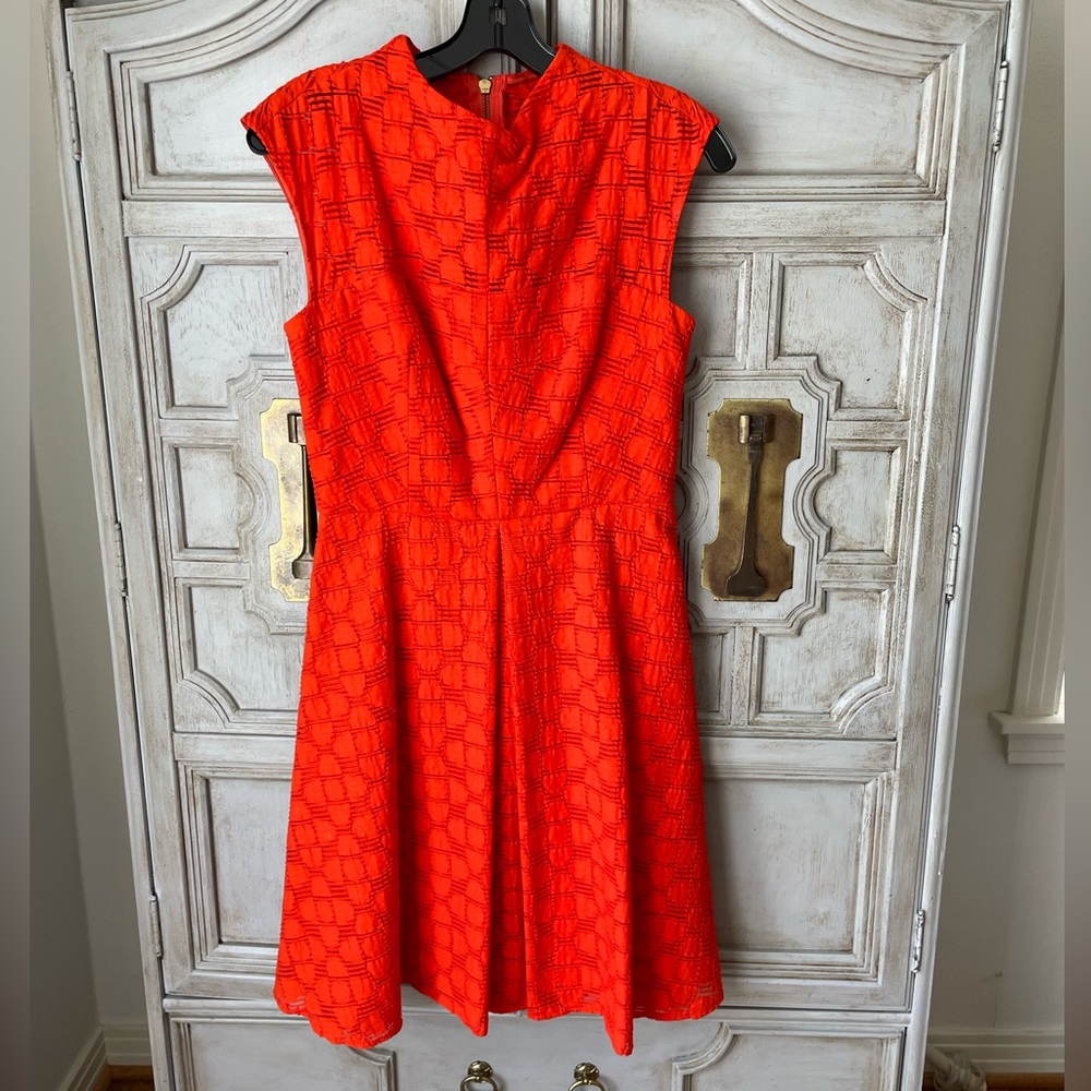 Milly of New York A Line Dress Size 4 Orange/Coral